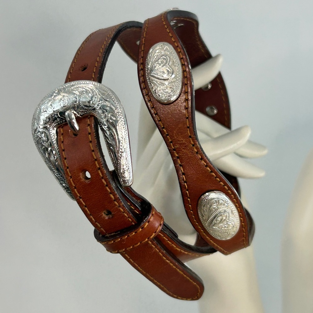 NWOT Silver Creek Western Medallion Skinny Belt